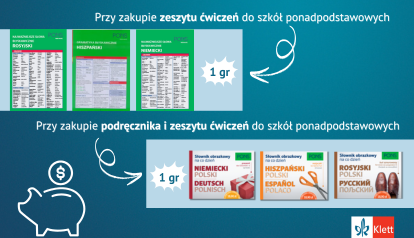 Materiały uzupełniające za grosz! Więcej nauki języka w niższej cenie