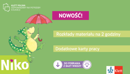 Nowość! Rozkłady materiału i dodatkowe karty pracy do serii "Niko"