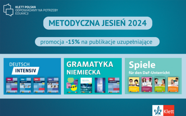 Publikacje uzupełniające z języka niemieckiego teraz 15% taniej