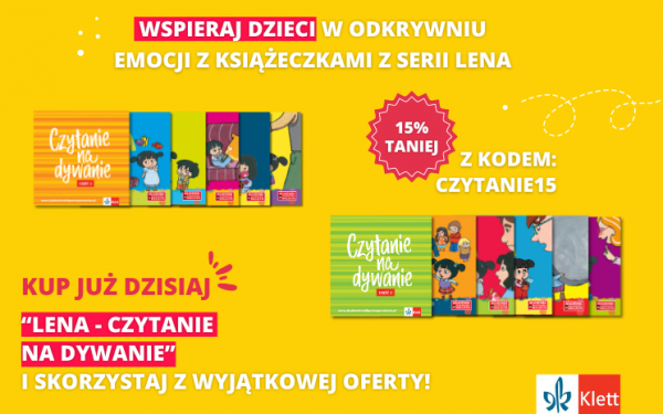 Wyjątkowa promocja: 15% zniżki na "Lena - Czytanie na dywanie"!