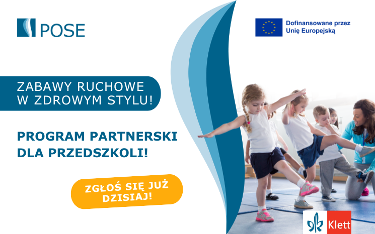 Czy chcesz, aby Twoje przedszkole stało się liderem w dbaniu o zdrowy rozwój i aktywności fizyczną wśród dzieci? Jeśli tak, to serdecznie zapraszamy Cię do dołączenia do Programu Partnerskiego POSE: Zabawy ruchowe w zdrowym stylu!