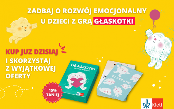 Wyjątkowa promocja: 15% zniżki na grę rozwojową "Głaskotki"!