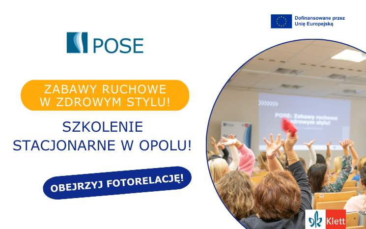 17 października w Opolu odbyło się pierwsze szkolenie w ramach Projektu Erasmus+ POSE: „Zabawy ruchowe w zdrowym stylu”! Obejrzyj fotorelację i przekonaj się jak wyglądało szkolenie!