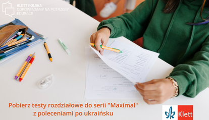 Testy rozdziałowe do serii "Maximal" z poleceniami po ukraińsku